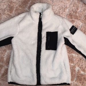 EUC Calvin Klein Super Soft Fleece Zip Up